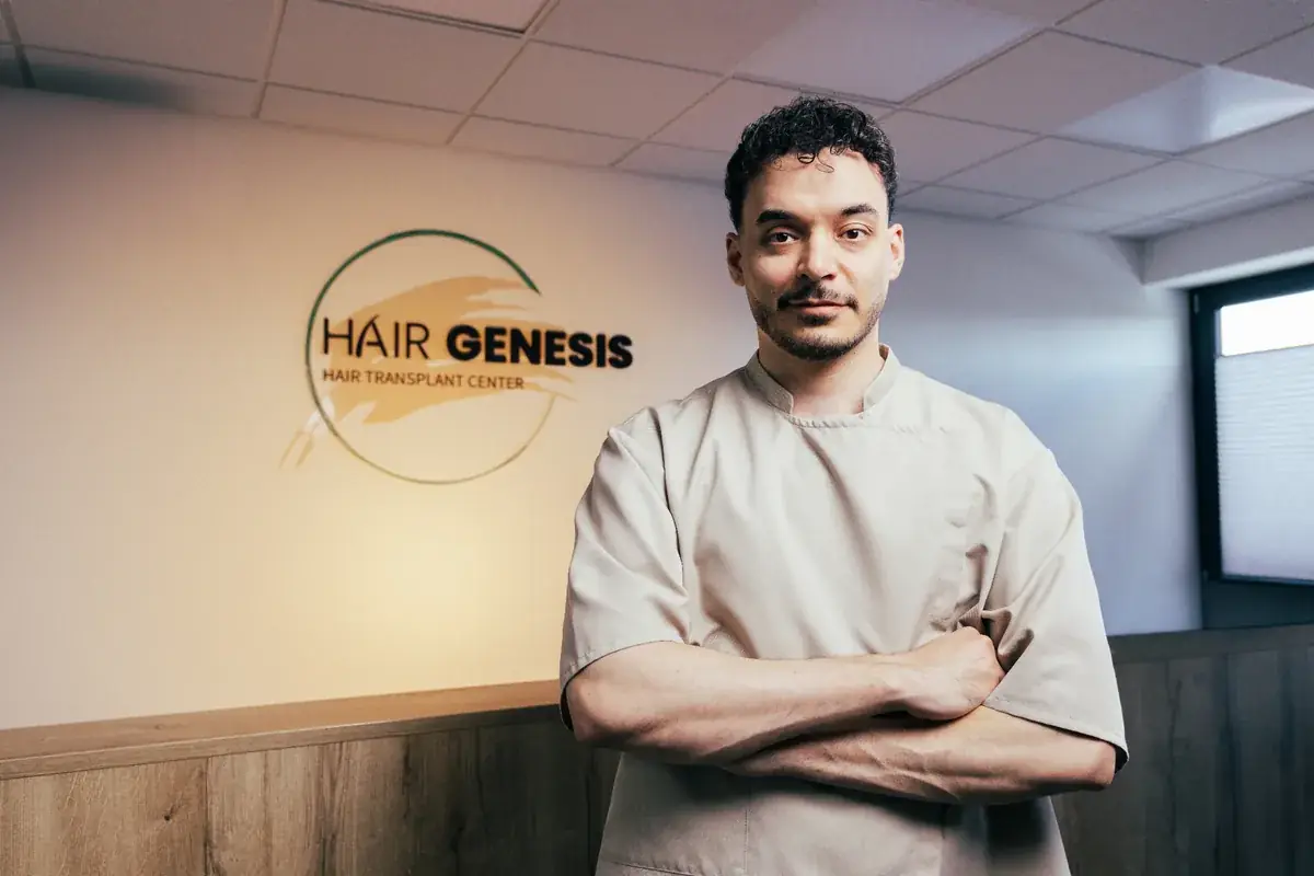 Arzt Salih Gündüz in der Praxis in Mannheim